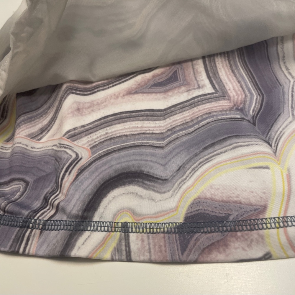 Sofibella Blue And Gray Patterned Tank Top S - image 5